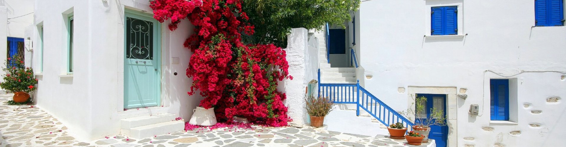 Sunset view over Páros
