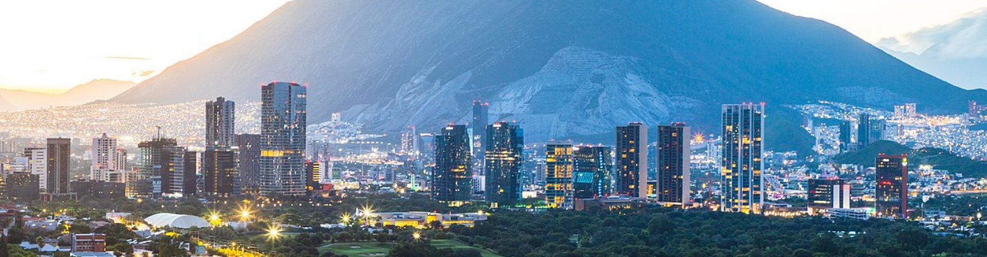 Scenic view of Monterrey landscape