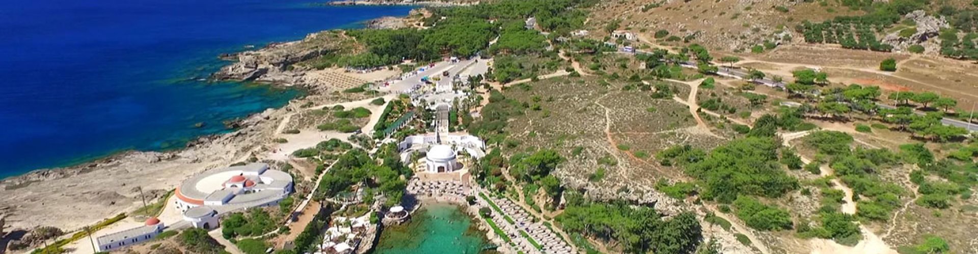 Sunset over Faliraki bay