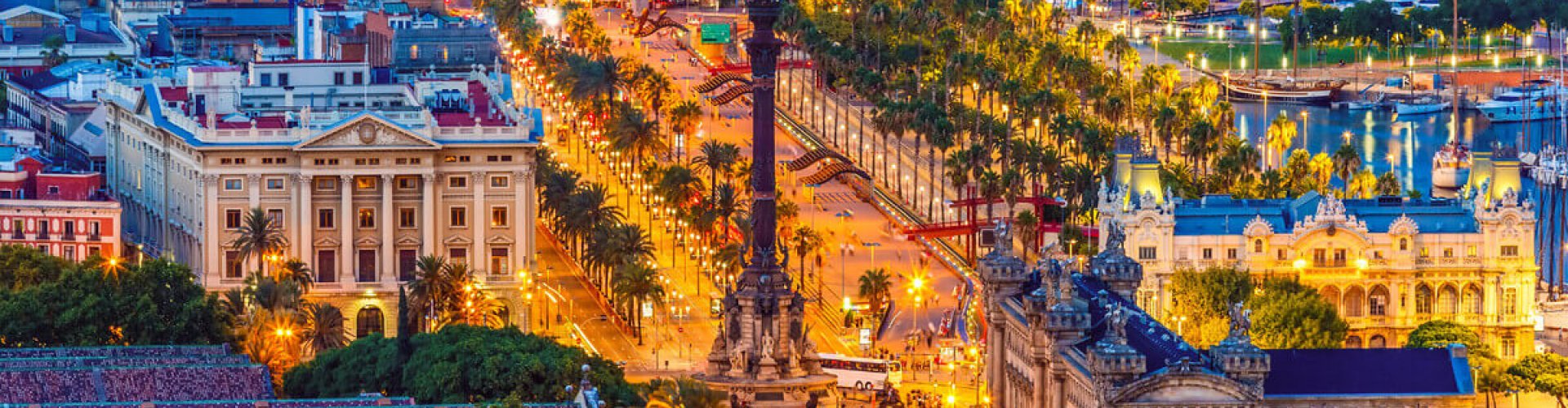 Barcelona city view