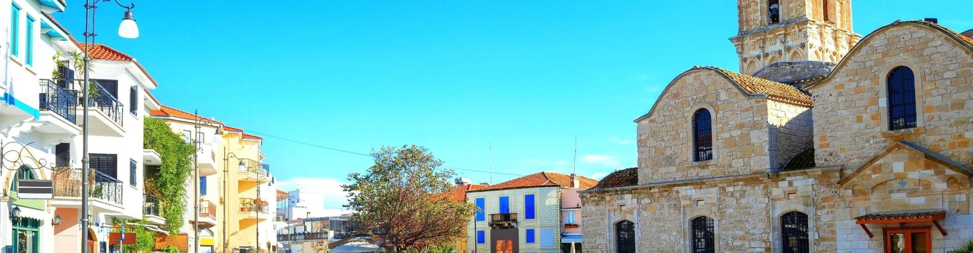 Sunset view in Larnaca, Cyprus
