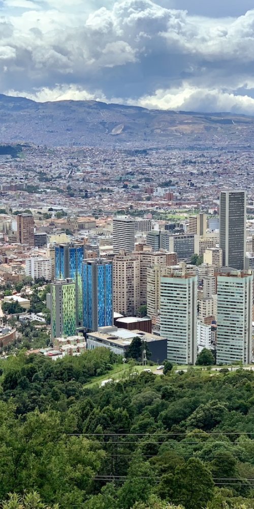 Apartment neighborhood in Bogotá