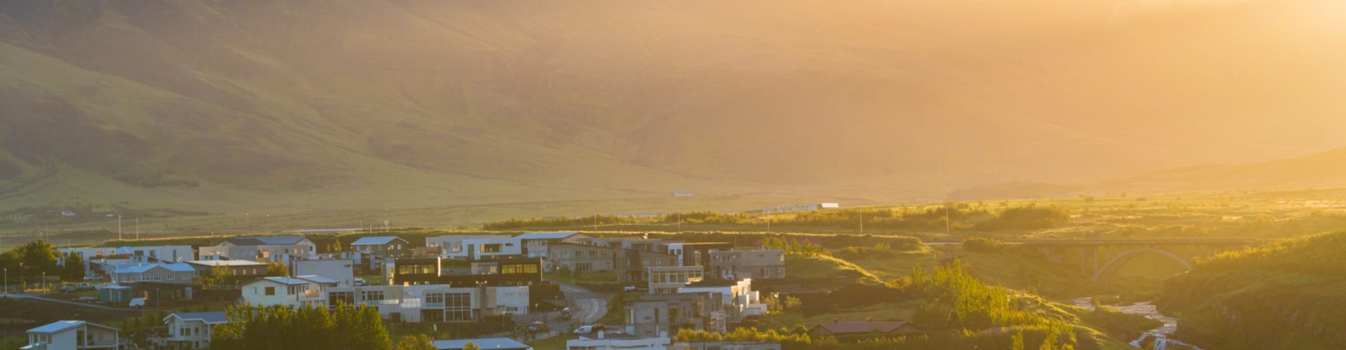 Mosfellsbær landscape view