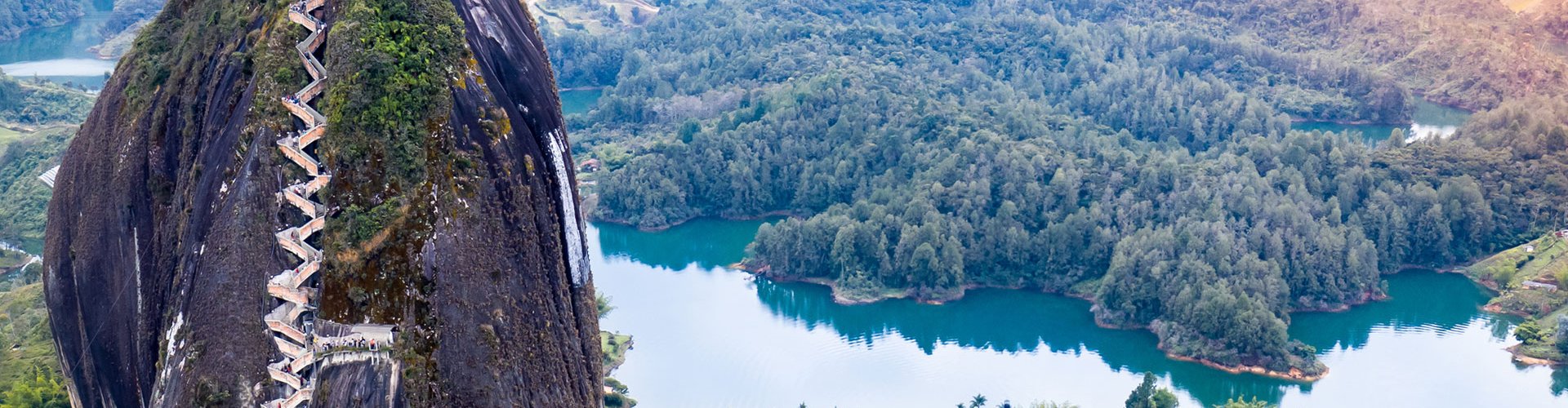 Sunset view over Medellin, CO