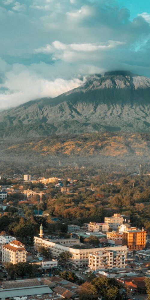 Neighbourhood scene in Arusha
