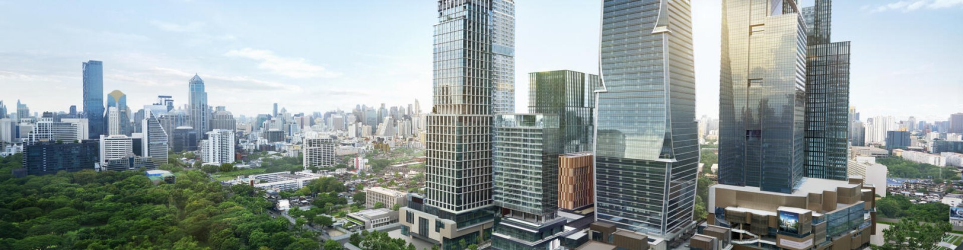 Bangkok cityscape at dusk