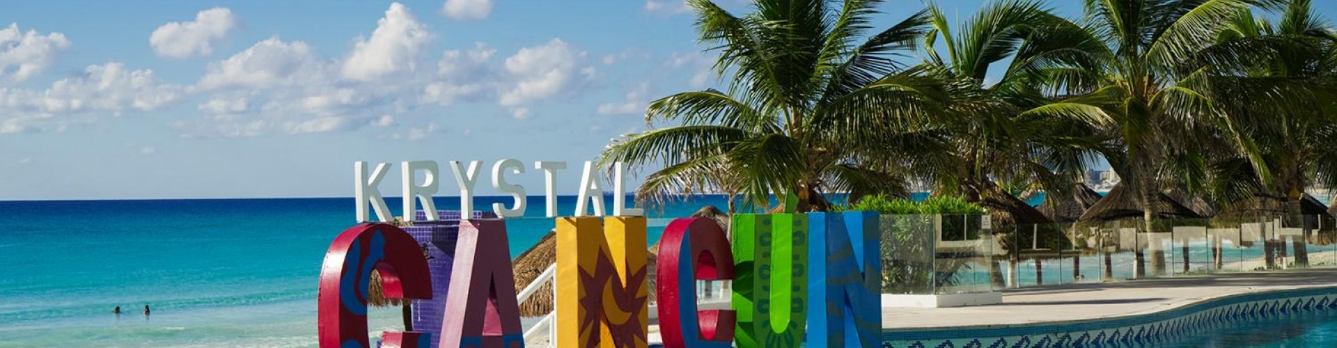 Relaxing view of Cancún, MX