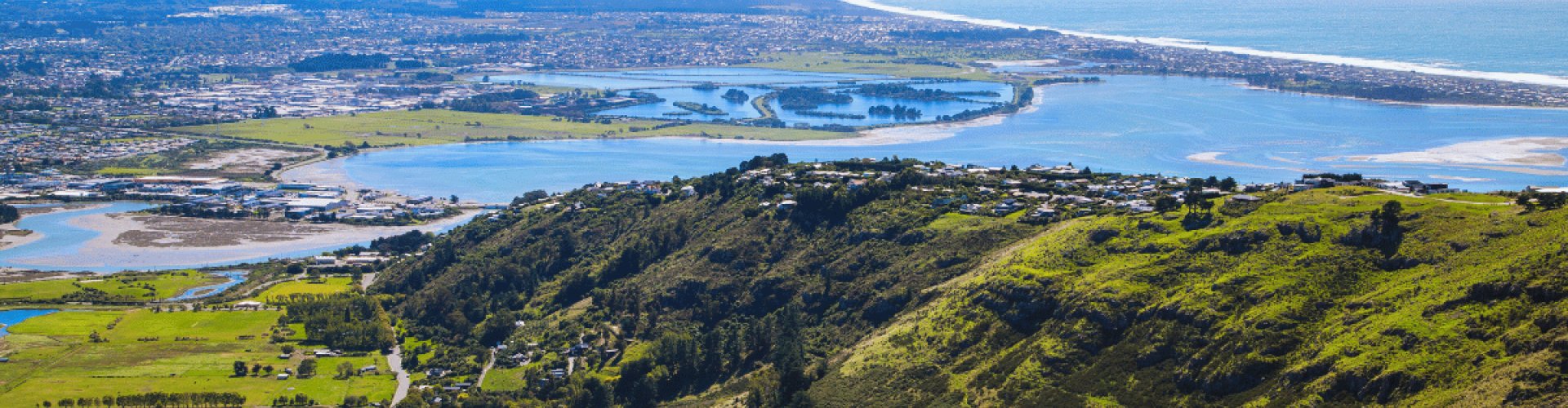 Christchurch cityscape at dusk