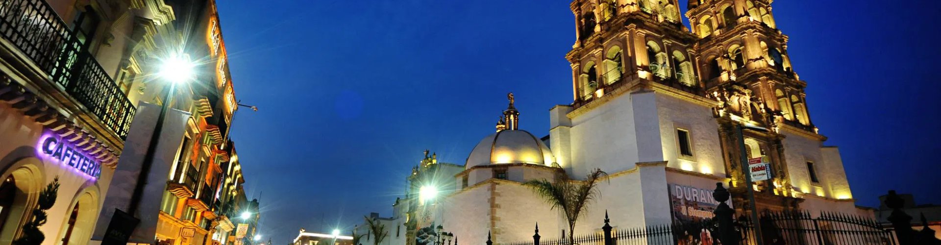 Durango cityscape sunset