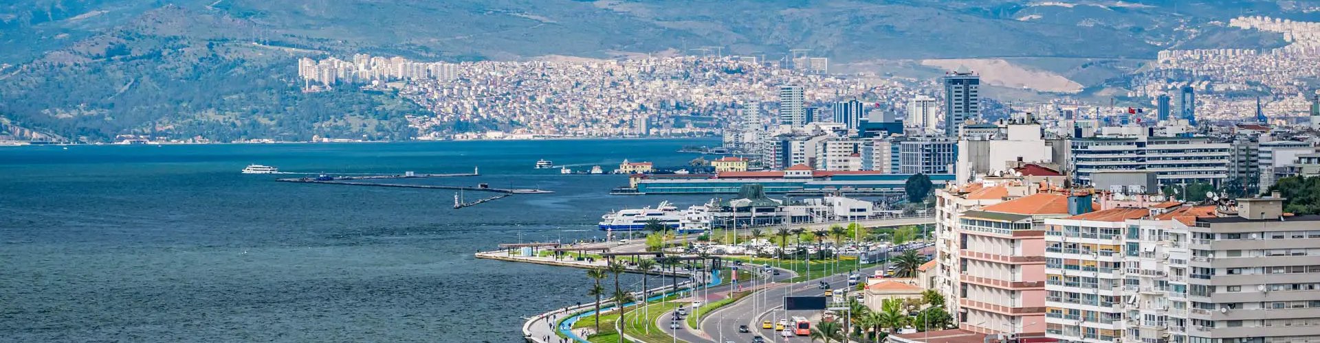 Sunset over Izmir bay