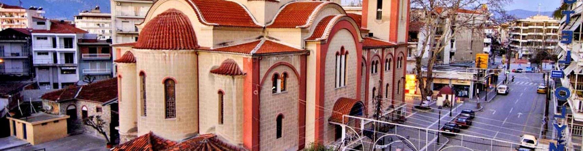 Sunset over Kateríni Apartments