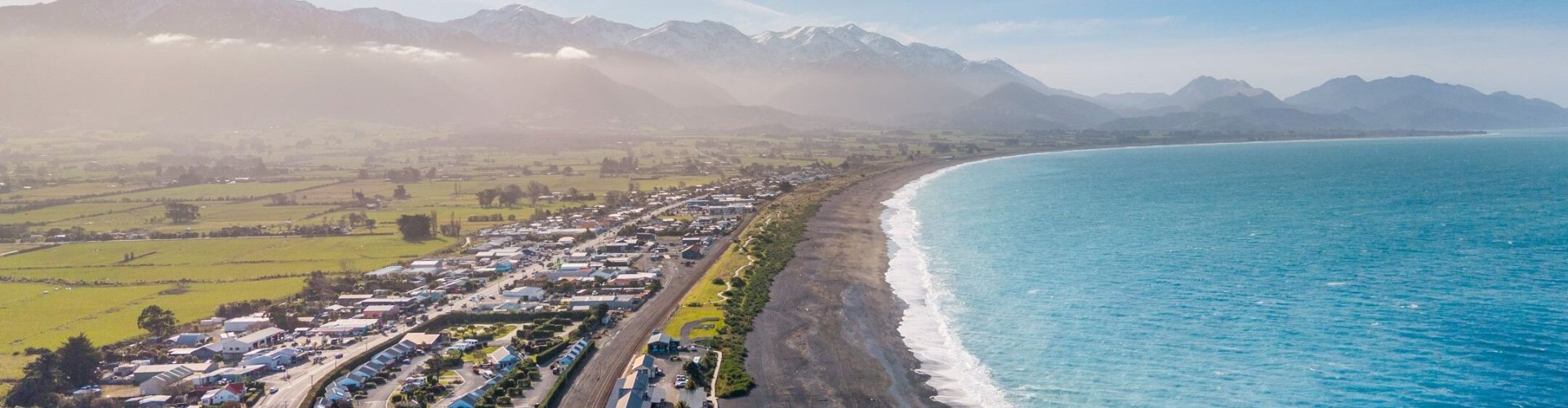 Sunset view in Kaikōura, NZ